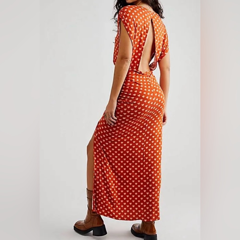 NWOT! FREE PEOPLE LAKESIDE MIDI DRESS - Picture 2 of 8